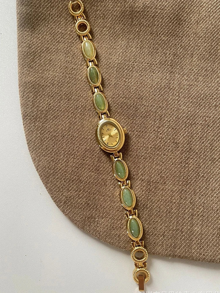 Luxury Green Jade Watch