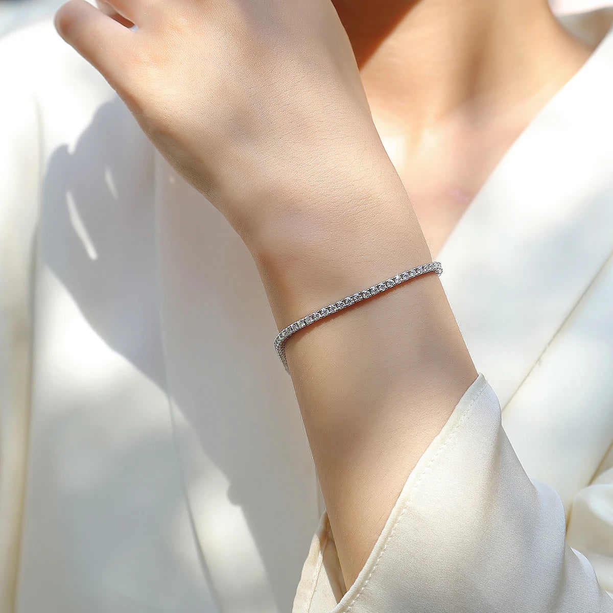 Classic Moissanite Tennis Bracelet