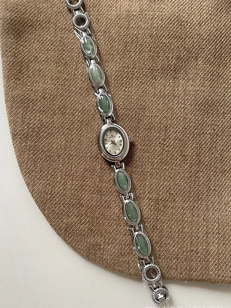 Luxury Green Jade Watch