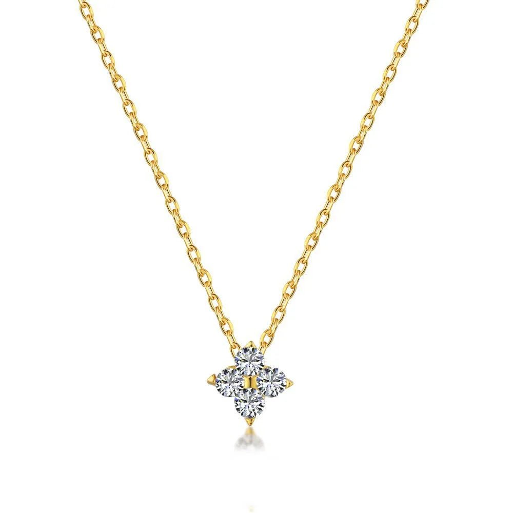 Amara Clover Charm Necklace - Maison Vanessa