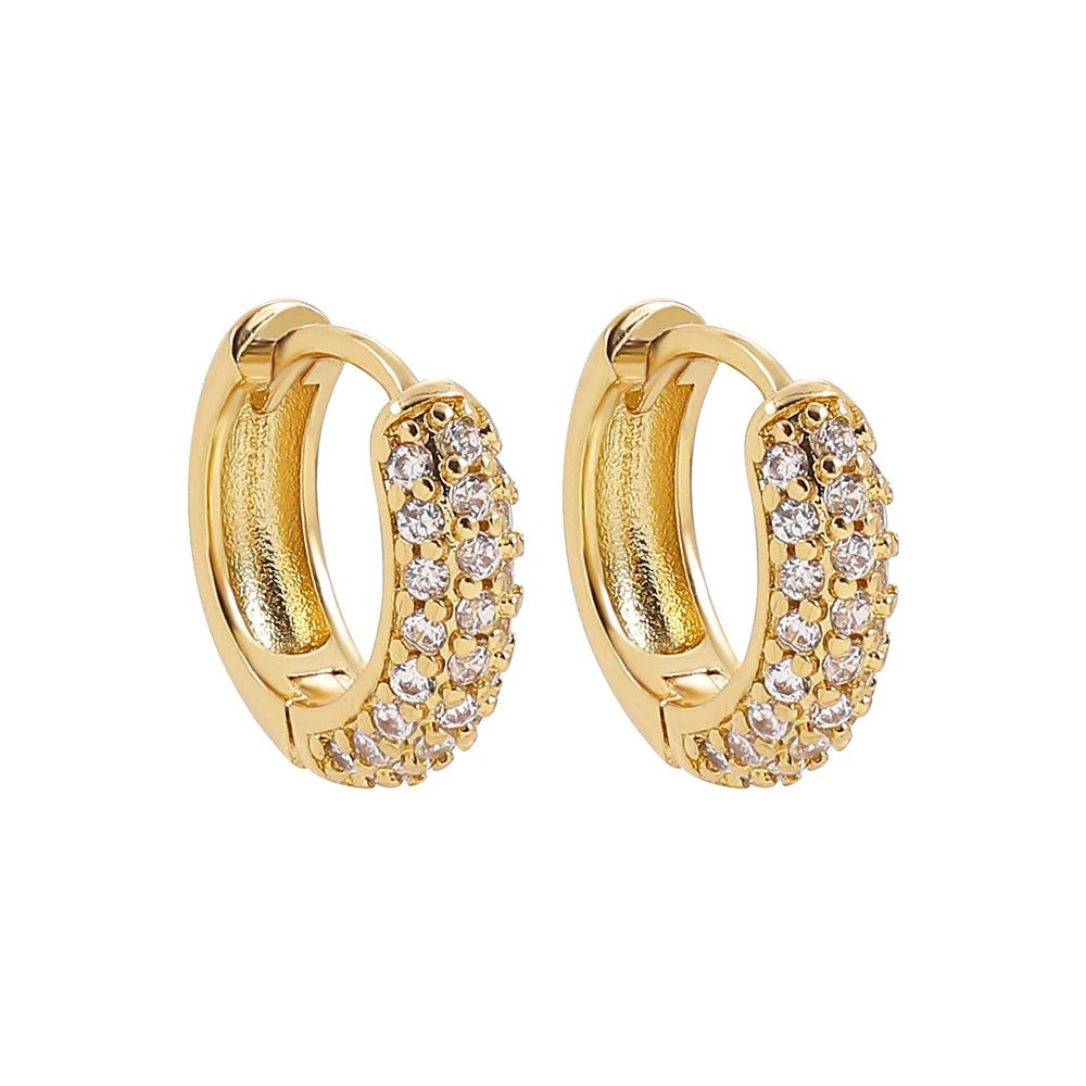 Eterna Gold Hoops - Maison Vanessa