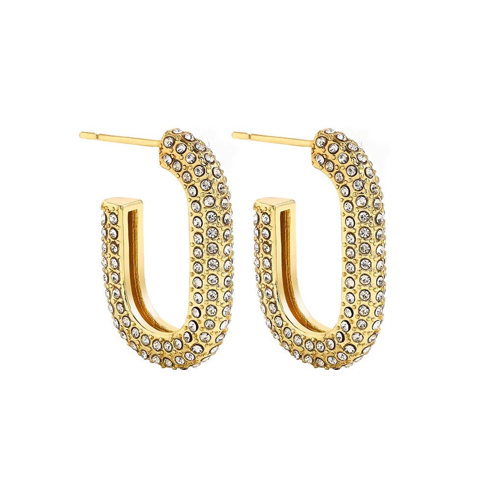 Eterna Gold Hoops - Maison Vanessa