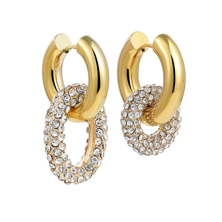 Eterna Gold Hoops - Maison Vanessa