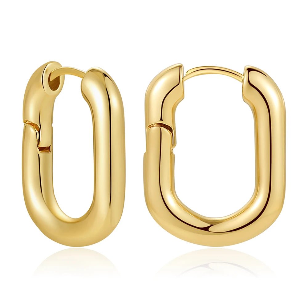 Eterna Gold Hoops - Maison Vanessa