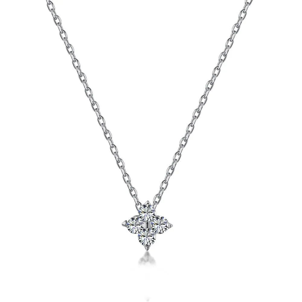 Amara Clover Charm Necklace - Maison Vanessa