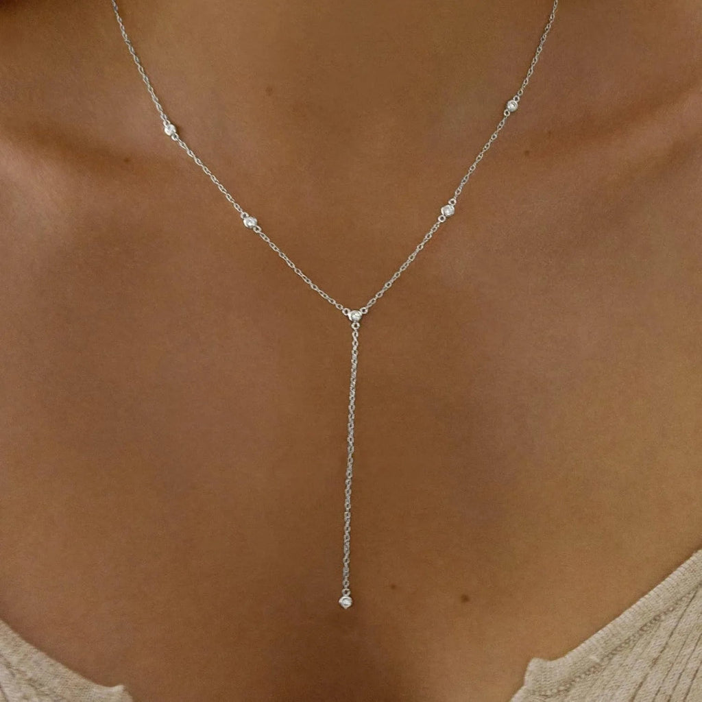 Aurielle Drop Necklace - Maison Vanessa