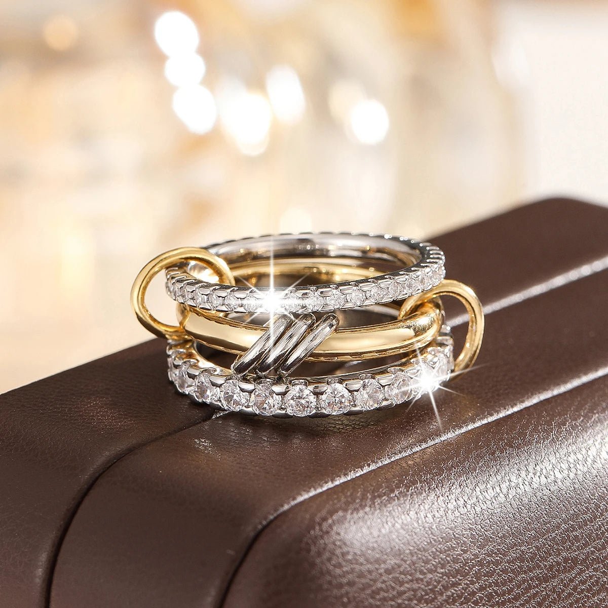 Eclat Stacking Ring - Maison Vanessa