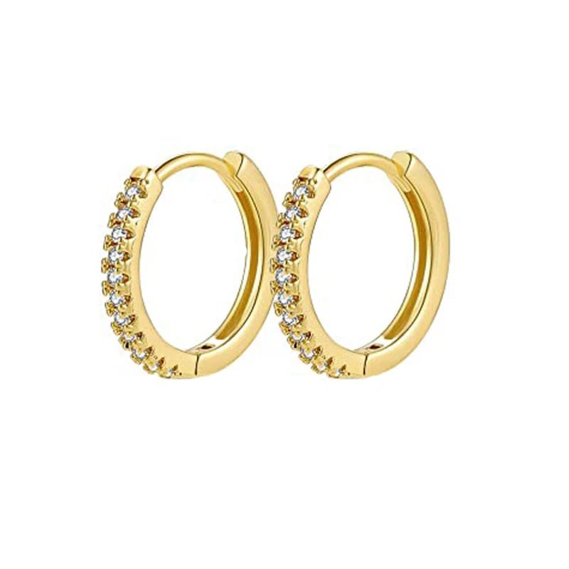 Eterna Gold Hoops - Maison Vanessa