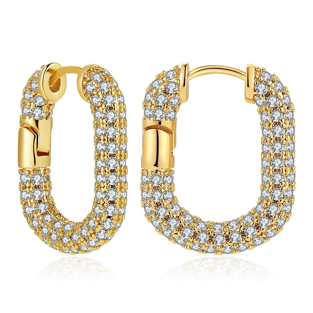 Eterna Gold Hoops - Maison Vanessa