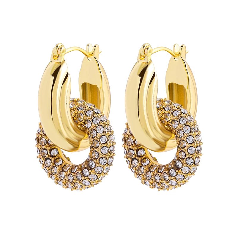 Eterna Gold Hoops - Maison Vanessa