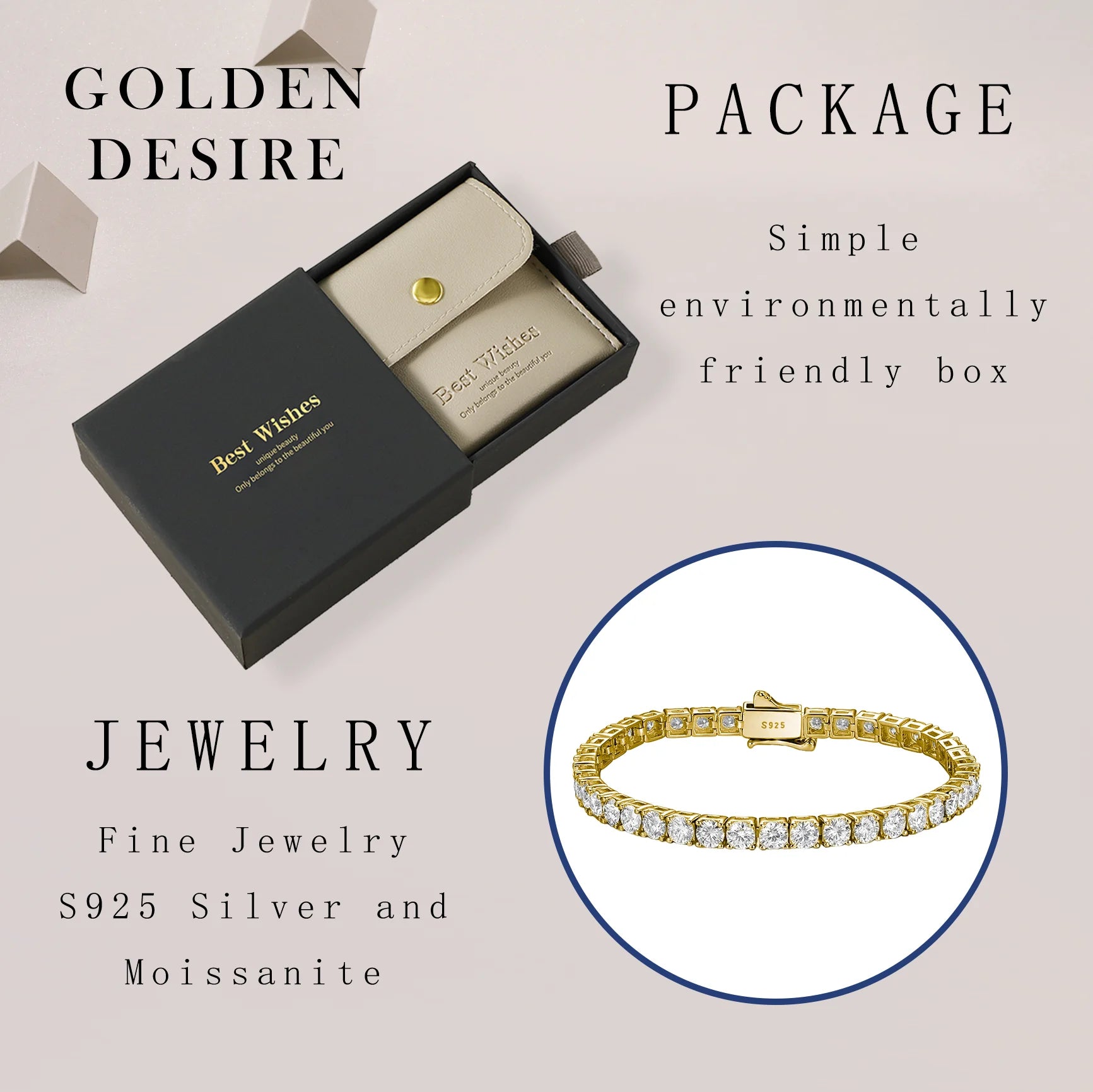 Eterna Moissanite Bracelet - Maison Vanessa