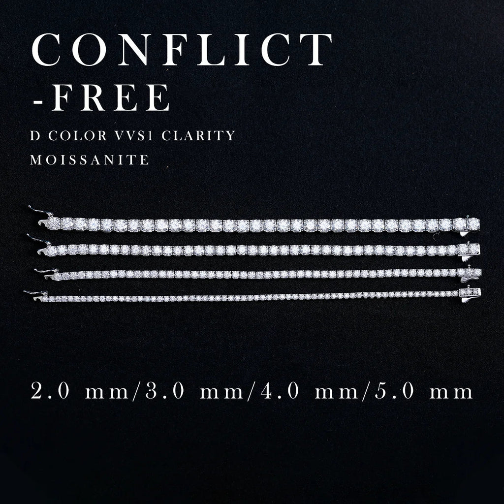 Eterna Moissanite Bracelet - Maison Vanessa