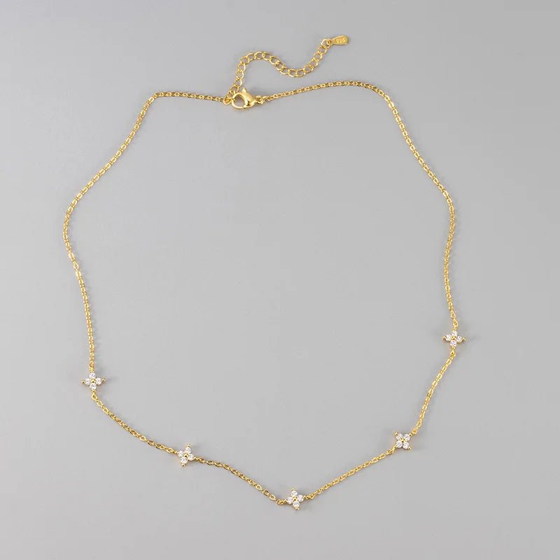 Fleur d’Or Necklace - Maison Vanessa
