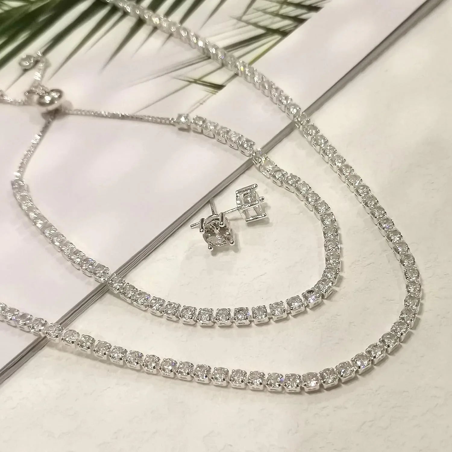 Grace Tennis Jewelry Set - Maison Vanessa