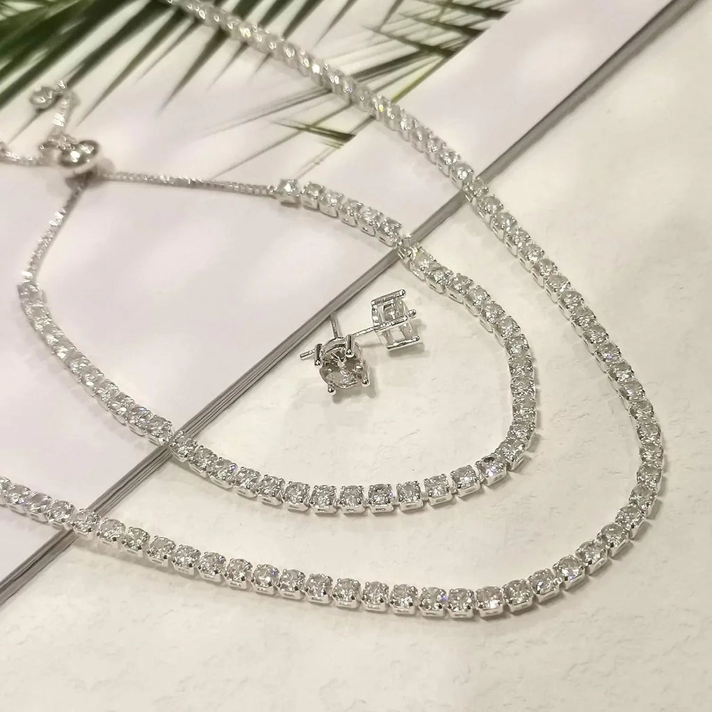 Grace Tennis Jewelry Set - Maison Vanessa