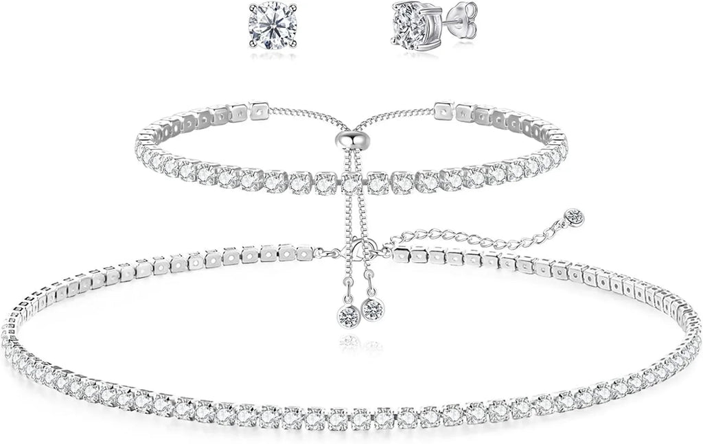 Grace Tennis Jewelry Set - Maison Vanessa
