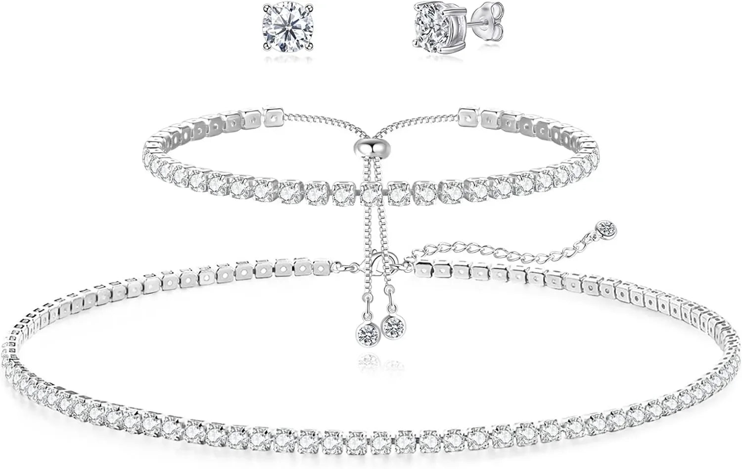 Grace Tennis Jewelry Set - Maison Vanessa